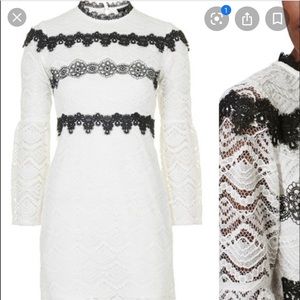 Topshop Russian Doll Lace Dress